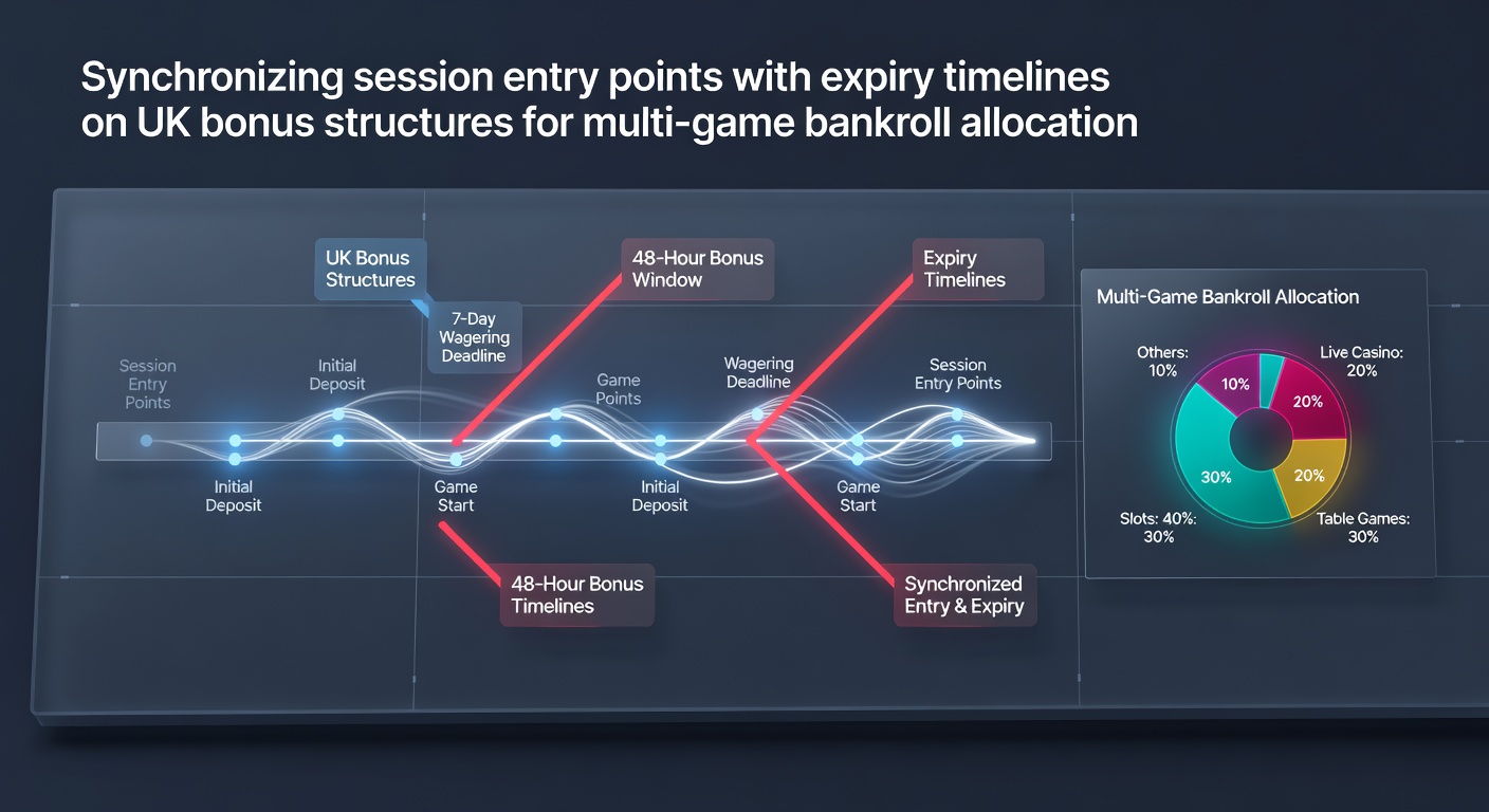 Illustration of synchronized bonus timelines for multi-game sessions